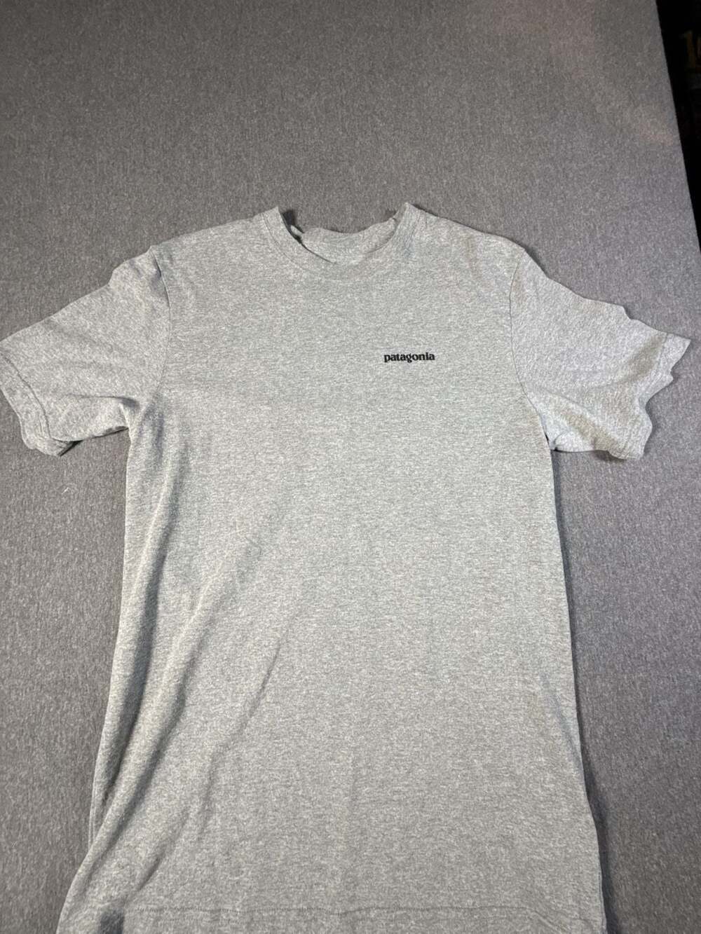 Patagonia Men's Gray Responsibili-Tee Short Sleeve Crew Neck T-Shirt Medium